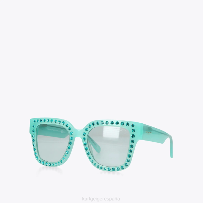 Kurt Geiger mujer gafas de sol joya de londres 2LPR461 | accesorios turquesa
